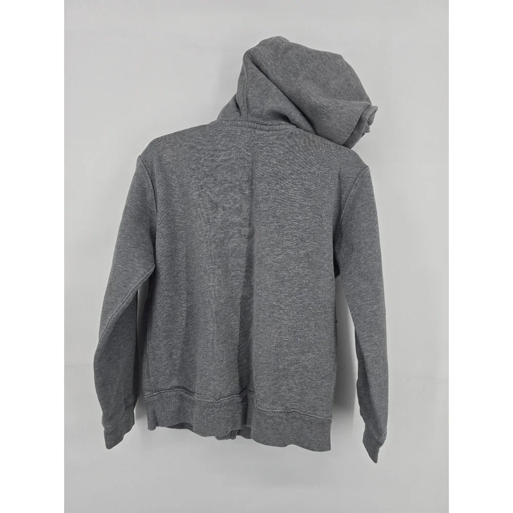 Polo Ralph Lauren Kids Heather Gray Full Zip Hoodie Sweatshirt Size 7 Pony Logo